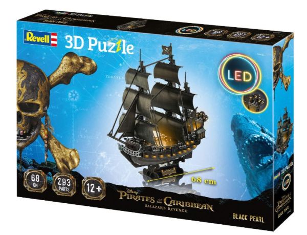 REV00155 - Black Pearl 3D puzzle with lighting - 1