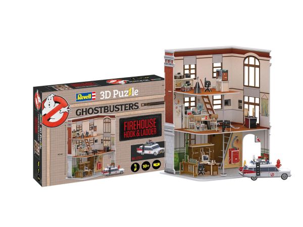 REV00223 - 161 pieces 3D jigsaw Ghostbusters Fire Station - 1