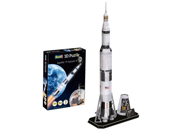 REV00250 - 136 pieces 3D jigsaw APOLLO 11 Saturn V - 1