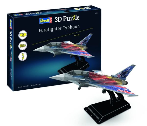 REV00253 - 75-Piece 3D Puzzle - EUROFIGHTER Typhoon - 1