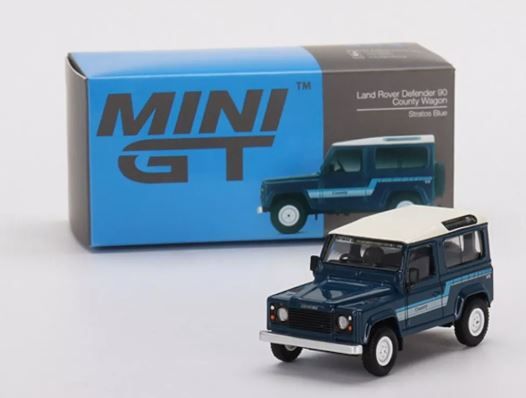 MGT00353-L - LAND ROVER Defender 90 county wagon LHD Blue - 1
