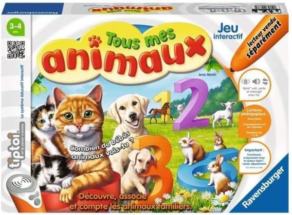 RAV008384 - Interactive game with TIPTOI pen - All my animals | from 3 years - 1