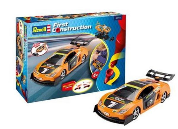 REV00911 - Orange racing car to assemble - 1