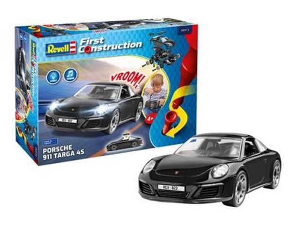REV00913 - PORSCHE 911 targa 4S with light and sound to assemble - 1