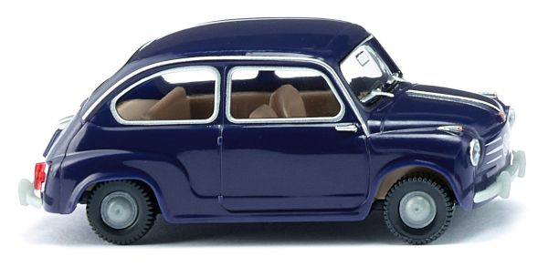 WIK009907 - FIAT 600 dark blue - 1