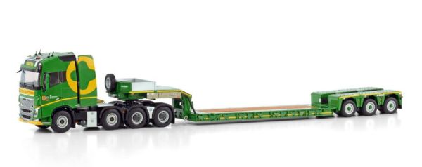 WSI01-4200 - VOLVO FH4 Globetrotter 8x4 with 3 axles ZWATRA low loader carrier - 1
