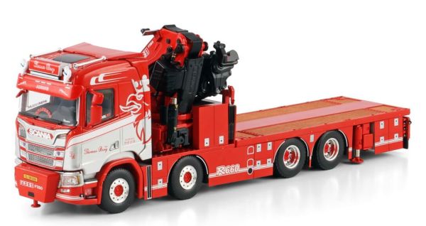WSI01-4444 - SCANIA R Normal CR20N 8x4 rigid truck with FASSI 1100 crane THOMAS BERG - 1