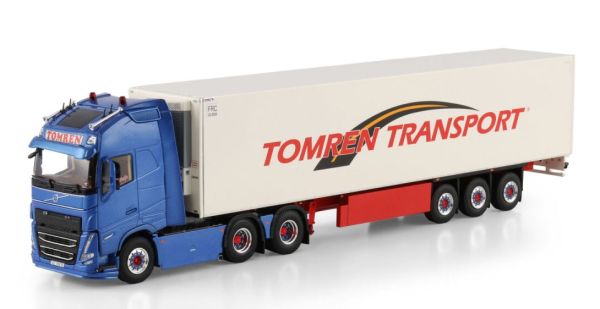WSI01-4768 - VOLVO FH5 Globtrotter XL 6x2 with 3-axle TOMREN refrigerated trailer - 1