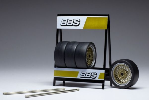 IXO18SET011W - Rack of 4 BBS tyres - 1