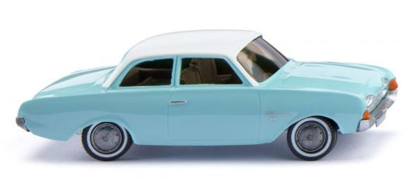 WIK020003 - Light blue Ford 17M with a white roof - 1
