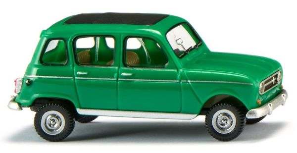 WIK022446 - RENAULT R4 with folding roof green - 1