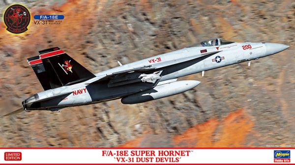 HAW02424 - F/A-18E Super Hornet Aircraft - VX-31 Oust Devils to be assembled and painted - 1