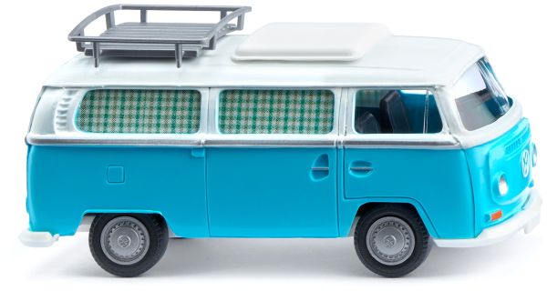 WIK031504 - Motorhome VOLKSWAGEN Type 2 blue and white - 1