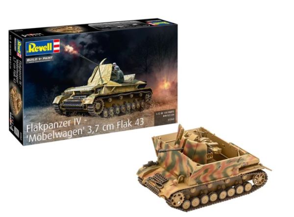 REV03363 - FLAKPANZER IV Tank - 3.5cm Flak 43 Furniture Wagon - 1