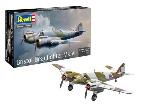 REV03767 - BRISTOL Beaufigter MK.VI military aircraft to assemble and paint - 1