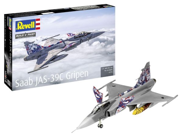 REV03776 - SAAB JAS-39C Gripen fighter jet to assemble and paint - 1