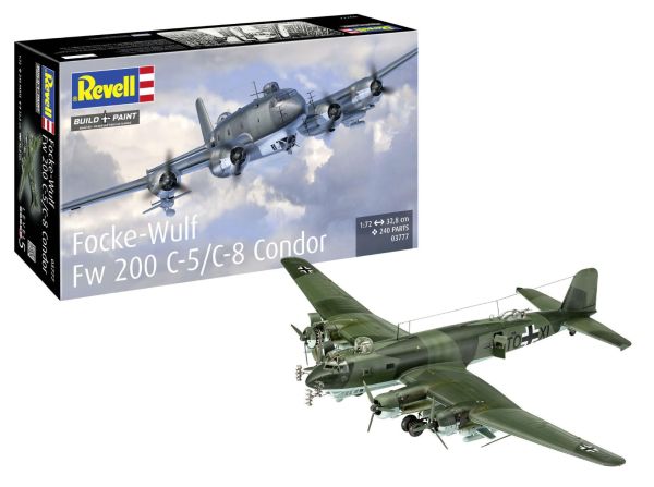 REV03777 - FOCKE-WULF FW200 C-5/C-8 Condor Military Aircraft to Build and Paint - 1