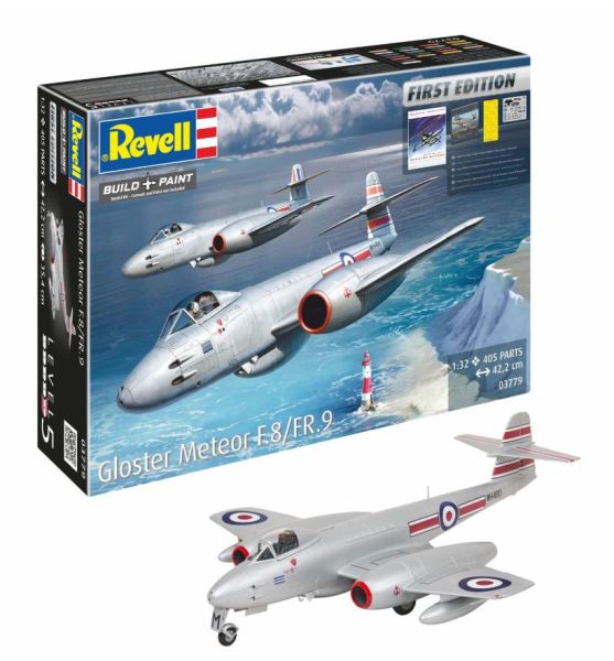 REV03779 - Gloster Meteor F.8/FR.9 First Edition Aircraft Kit (Assembly and Painting) - 1