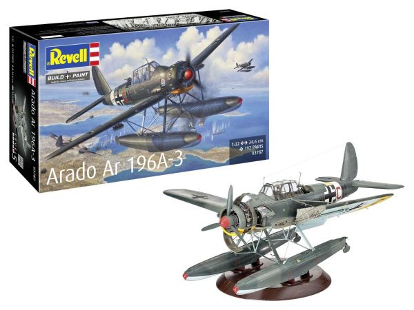 REV03787 - ARADO Ar 196A-3 seaplane to assemble and paint - 1