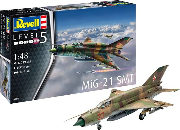 REV03915 - Mig-21 SMT fighter plane to assemble and paint - 1