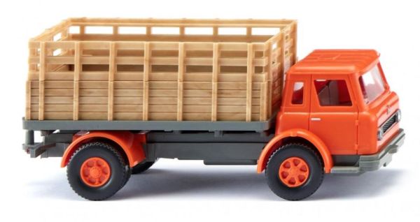 WIK044604 - INTERNATIONAL Harvester livestock carrier - orange - 1