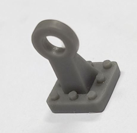 ART04590 - Towing Ring - 8mm Square / L. 13mm - 1
