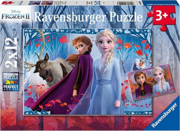 RAV050093 - 2 12 Piece Puzzles Journey to the unknown - THE SNOW QUEEN - 1