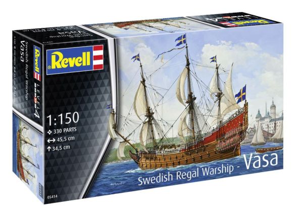 REV05414 - Swedish Royal Warship - VASA to assemble and paint - 1