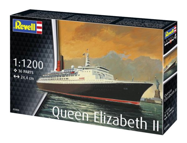 REV05806 - Queen Elizabeth II ship to assemble and paint - 1