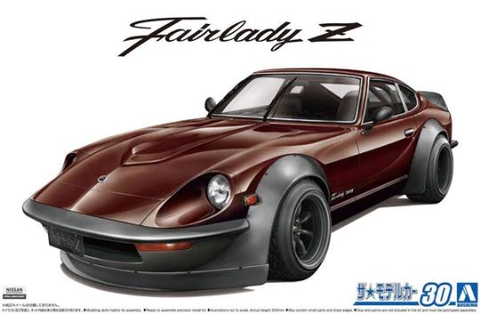 AOS05844 - NISSAN S30 Fairlady Z Aero Custom 1975 to be assembled and painted - 1