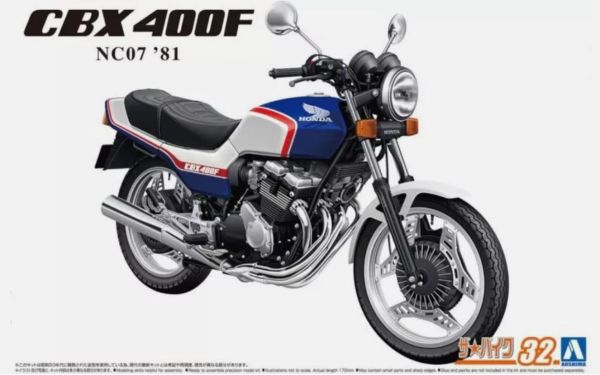 AOS06342 - HONDA CBX400F Tricolour 1981 to be assembled and painted - 1