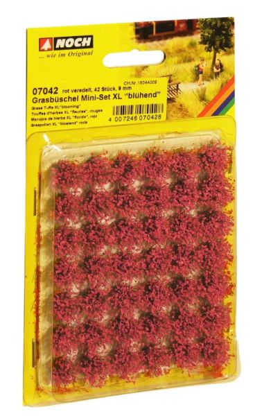 NOC07042 - 42 XL 9mm Flowering Grass Clumps - 1