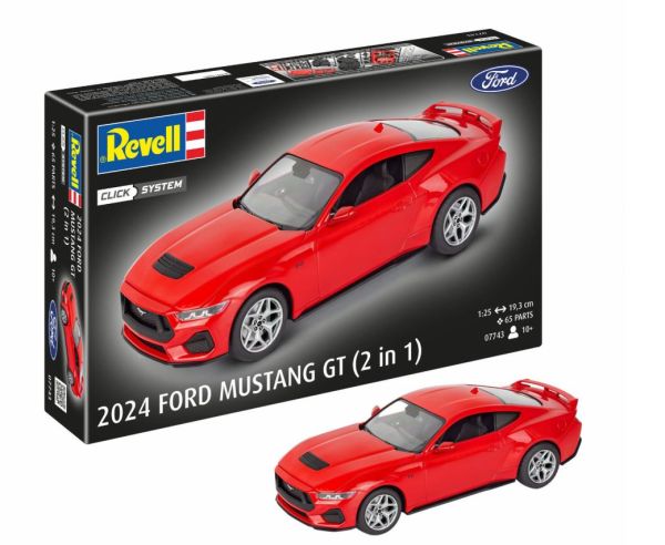 REV07743 - CLICK SYSTEM - FORD Mustang GT 2024 Snap-On - Pre-Painted - 1