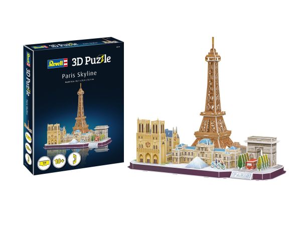 REV00141 - 3D PUZZLE 114 Pieces Roofs of Paris - 1