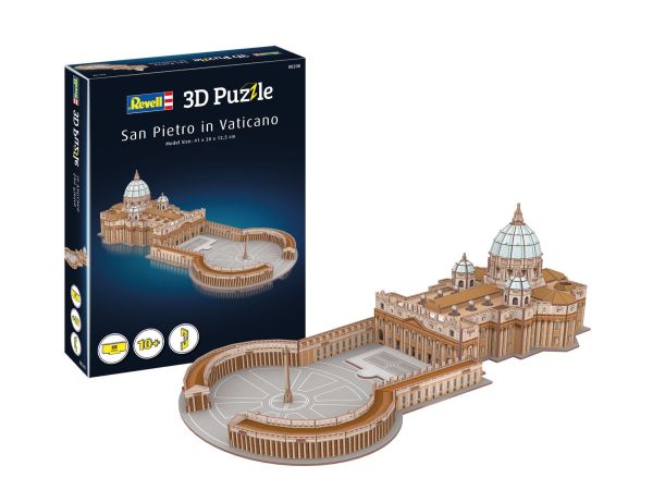 REV00208 - 3D Puzzle 68 Pieces Saint Peter in the VATICAN - 1