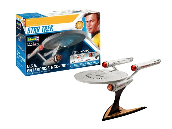 REV00454 - USS Enterprise NCC-1701 STAR TREK to assemble and paint - 1