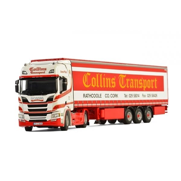 WSI01-2295 - SCANIA S Highline with 3-axle tilt trailer COLLINS TRANSPORT - 1