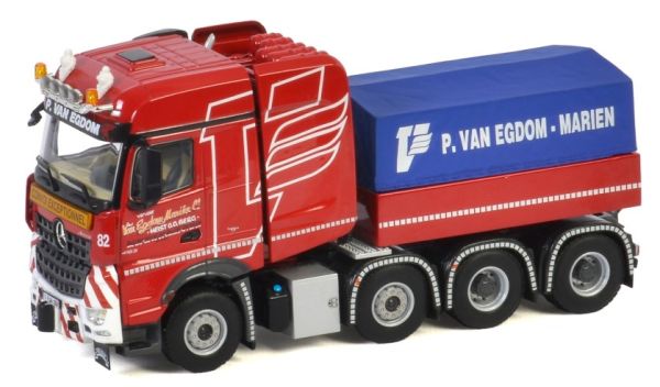 WSI01-3345 - MERCEDES Arocs MP4 Big space 8x4 with P.VAN EGDOM ballast - 1