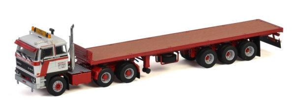 WSI01-3367 - DAF 3300 6x4 with flatbed 3 Axles Transports BRAME - 1