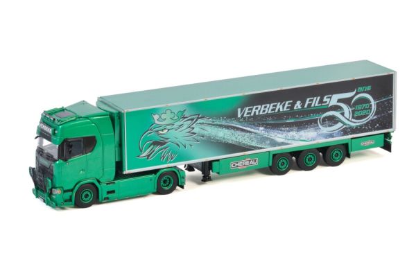 WSI01-3375 - SCANIA S650 4x2 with refrigerated trailer 3 Axles VERBEKE & FILS 50 years - 1