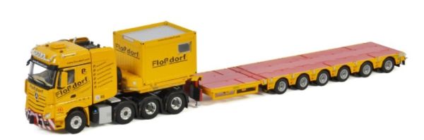 WSI01-3388 - MERCEDES Actros MP4SLT 8x4 with extendable flatbed 6 Axles FLOSSDORF - 1