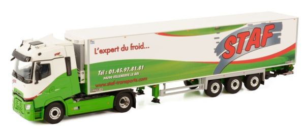 WSI01-3432 - RENAULT T High 4x2 with 3-axle fridge trailer STAF - 1