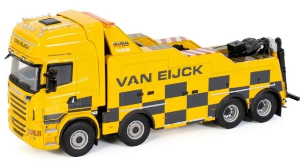 WSI01-3524 - SCANIA R6 Topline 8x4 tow truck Falkom VAN EIJCK - 1