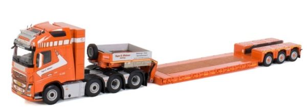 WSI01-3560 - VOLVO FH4 Gl. XL 8x4 with NOOTEBOOM 3 Axles TAGE E. NIELSEN low loader - 1