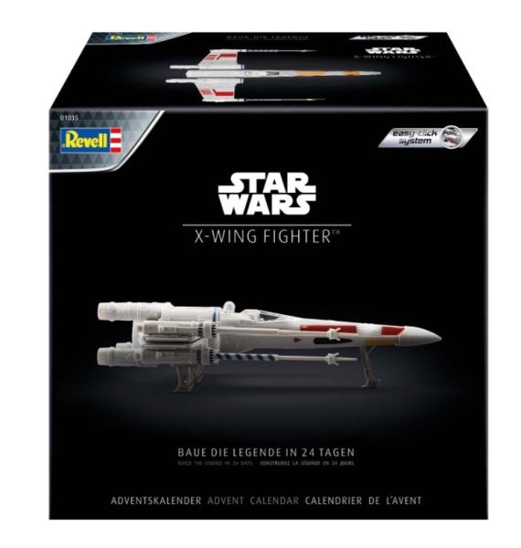 REV01035 - Advent calendar 2021 - X-WING Fighter STAR WARS with paint to assemble - 1