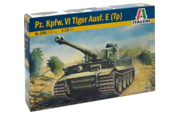 ITA0286 - Tank TIGER I Ausf. E/H1 to be assembled and painted - 1