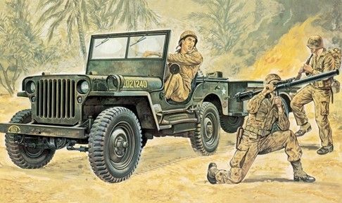 ITA0314 - JEEP Willys to assemble and paint - 1