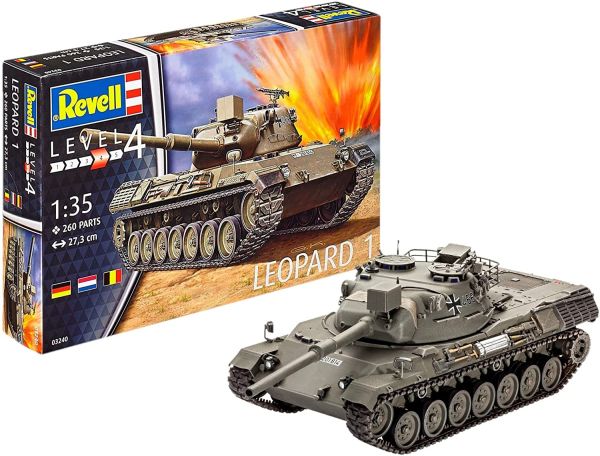REV03240 - Tank LEOPARD 1 to assemble and paint - 1
