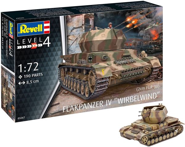 REV03267 - FLAKPANZER IV WIRBELWIND tank to assemble and paint - 1