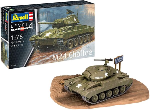 REV03323 - M24 CHAFFEE tank to assemble and paint - 1